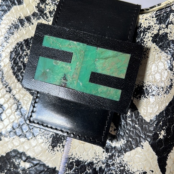 Authentic Vintage Fendi Mama Baguette Python Bag/Purse - Picture 3 of 13